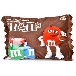 M&M'S Brown Plush with Colorful M&M Plush Characters NWT